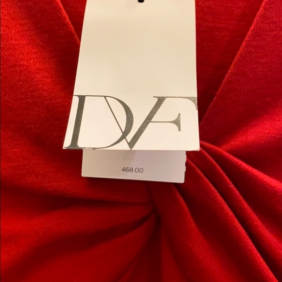 Diane Von Furstenberg Red Knit Dress - Picture 4 of 11